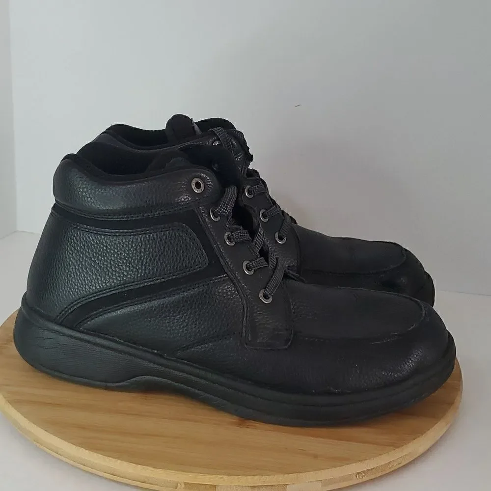 Orthofeet Highline Black Men's Comfort Boots Size 9